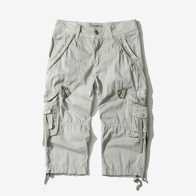 Cargo Shorts Loose Multi-pocket Pants Beach Pants