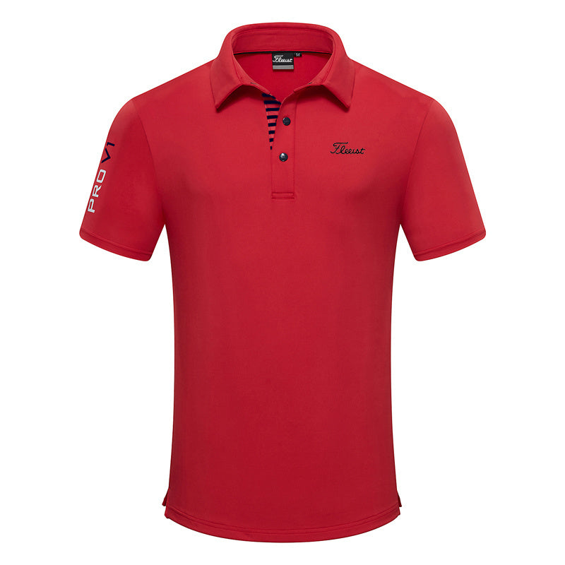Breathable And Quick-drying T-shirt Tops Outdoor Sports Shirts Leisure Golf Ball Uniforms