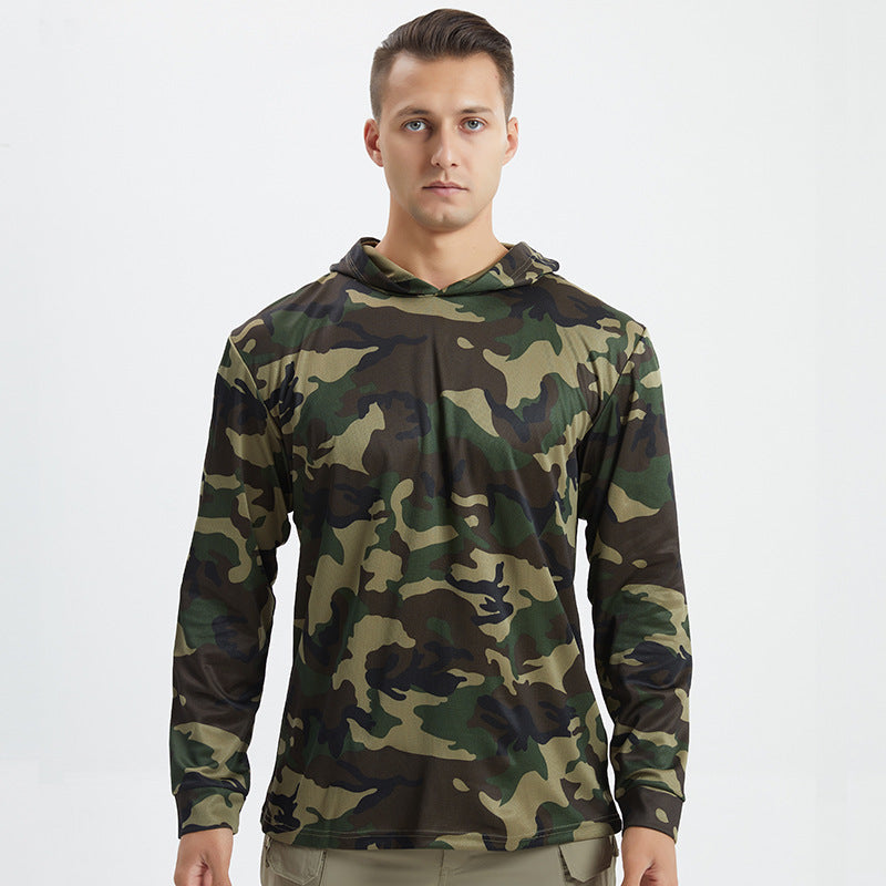 Men's Outdoor Tactics Exercise Camouflage T-shirt