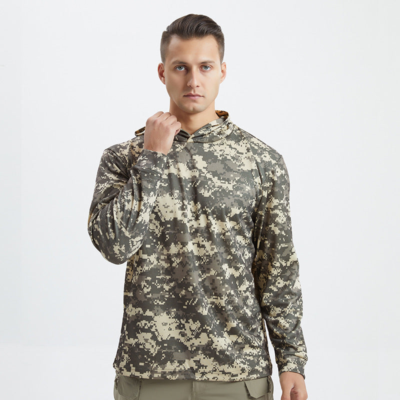 Men's Outdoor Tactics Exercise Camouflage T-shirt