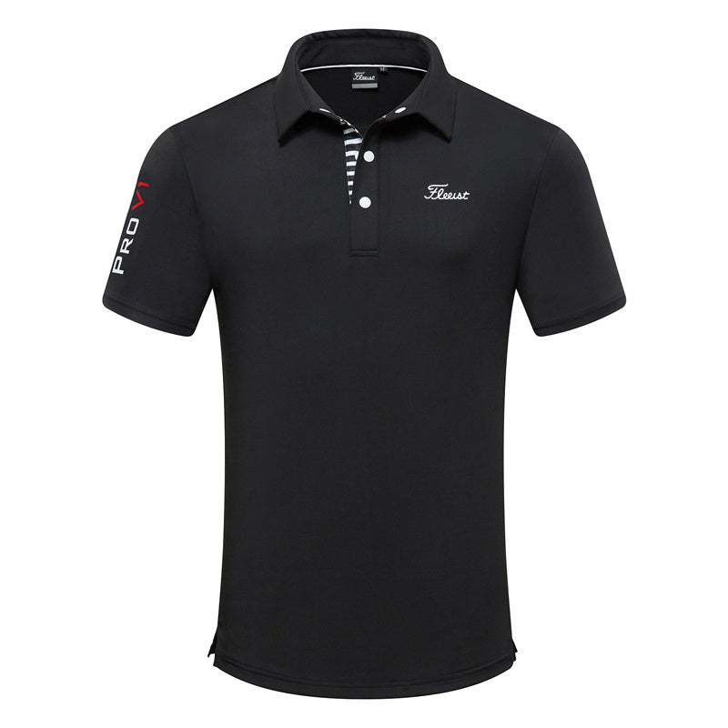 Breathable And Quick-drying T-shirt Tops Outdoor Sports Shirts Leisure Golf Ball Uniforms