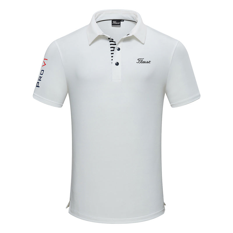 Breathable And Quick-drying T-shirt Tops Outdoor Sports Shirts Leisure Golf Ball Uniforms