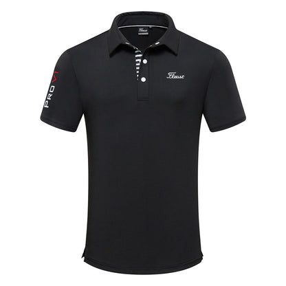 Breathable And Quick-drying T-shirt Tops Outdoor Sports Shirts Leisure Golf Ball Uniforms