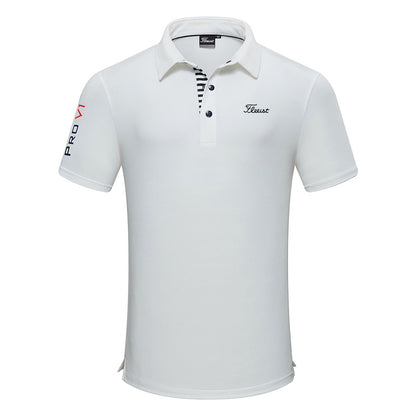 Breathable And Quick-drying T-shirt Tops Outdoor Sports Shirts Leisure Golf Ball Uniforms
