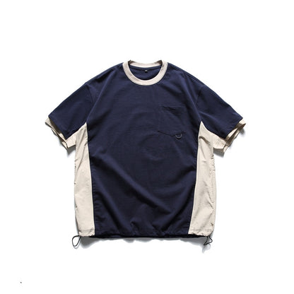 Mountain Outdoor Design Sports T-shirt Men's Loose
